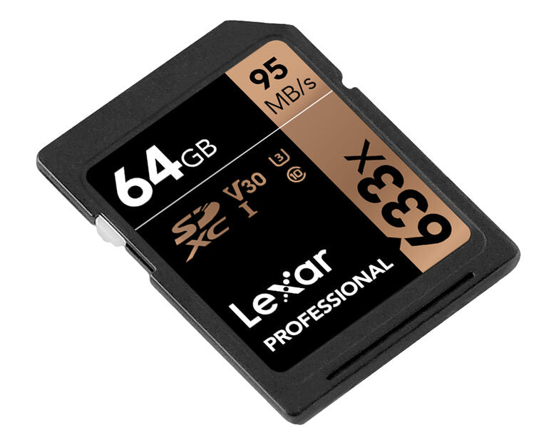 Lexar Professional 633x SDHC/SDXC UHS-I Cards memoria flash 64 GB Classe 10