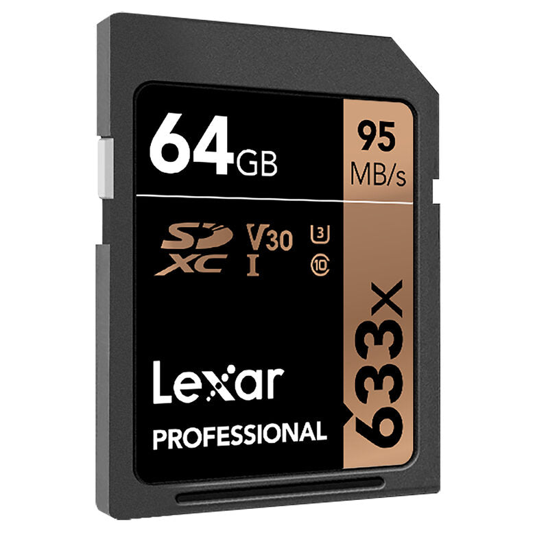 Lexar Professional 633x SDHC/SDXC UHS-I Cards memoria flash 64 GB Classe 10