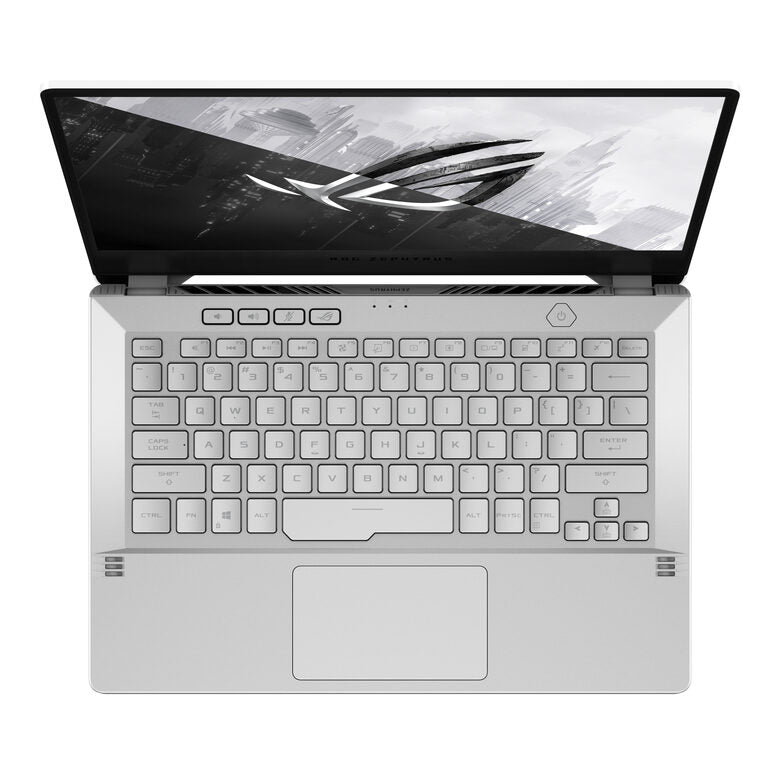 ASUS ROG Zephyrus G14 GA401QM-HZ173T Computer portatile 35,6 cm (14") Full HD AMD Ryzen 7 16 GB DDR4-SDRAM 512 GB SSD NVIDIA GeForce RTX 3060 Wi-Fi 6 (802.11ax) Windows 10 Home Bianco