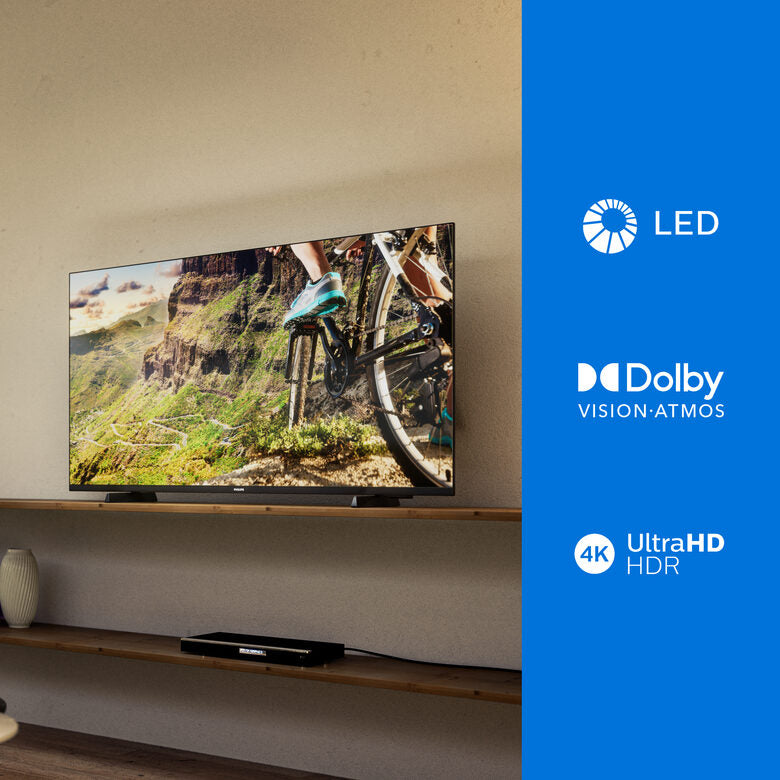 Philips 50PUS7406 Televisione Smart TV 50 Pollici Led 4K Ultra Hd Wi-fi Nero