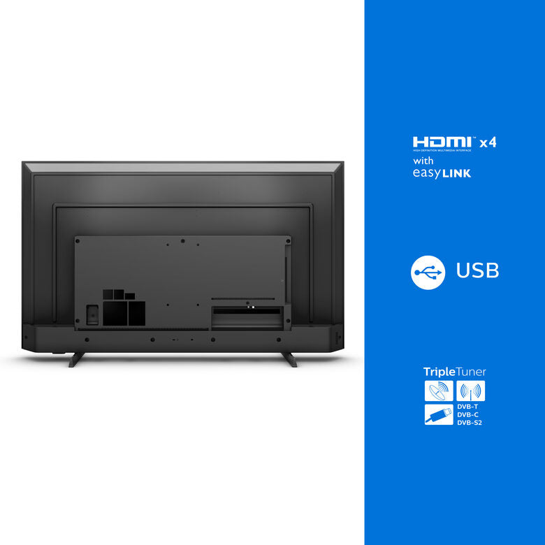 Philips 50PUS7406 Televisione Smart TV 50 Pollici Led 4K Ultra Hd Wi-fi Nero