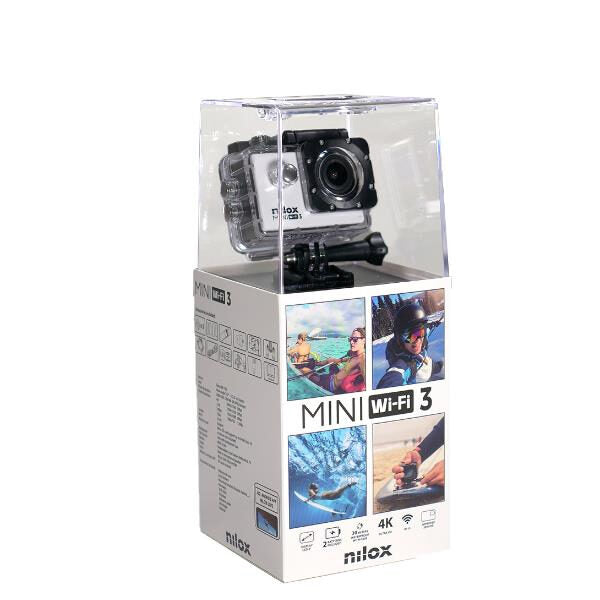 Nilox Mini Wi-Fi 3 fotocamera per sport d'azione 20 MP 4K Ultra HD CMOS 60 g