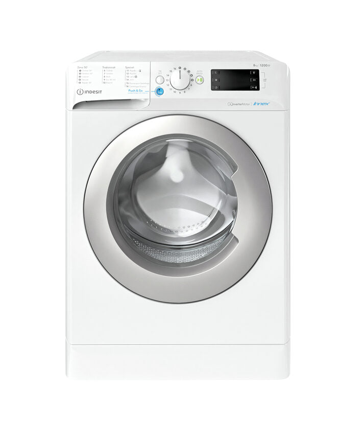 Indesit BWE 81285X WS IT lavatrice Caricamento frontale 8 kg 1200 Giri/min B Bianco