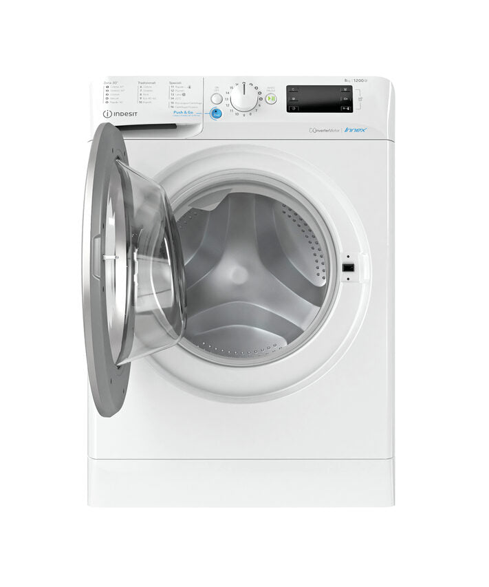 Indesit BWE 81285X WS IT lavatrice Caricamento frontale 8 kg 1200 Giri/min B Bianco