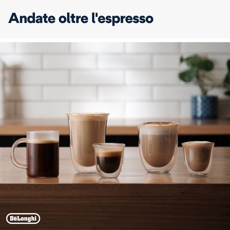 De’Longhi Dedica Arte La Specialista Arte - Macchina per Caffè in chicchi Manuale, Montalatte manuale, 1400W, Metal Black (EC9155.MB)