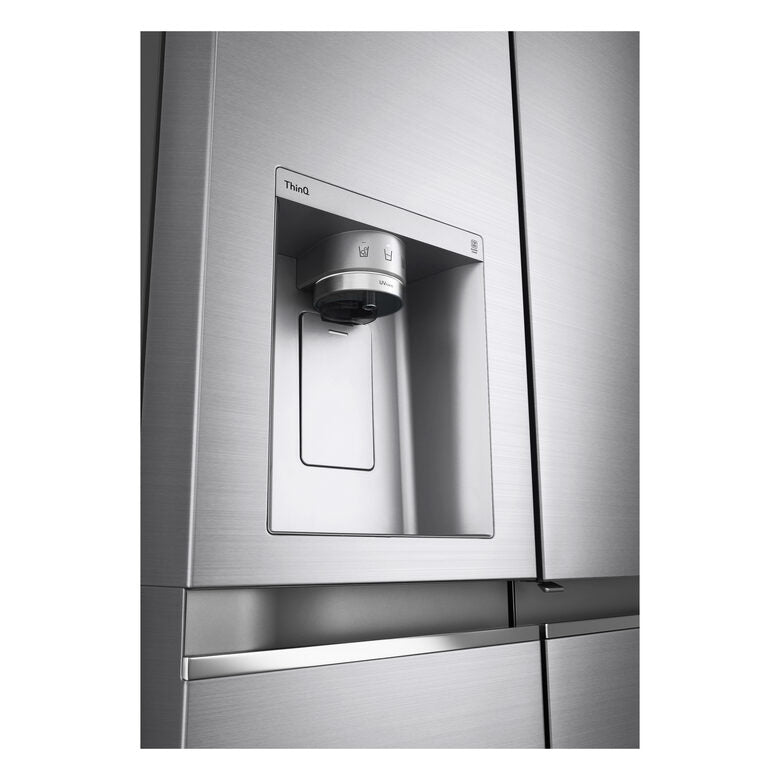 LG GSJV91PZAE frigorifero side-by-side Libera installazione 635 L E Metallico, Argento