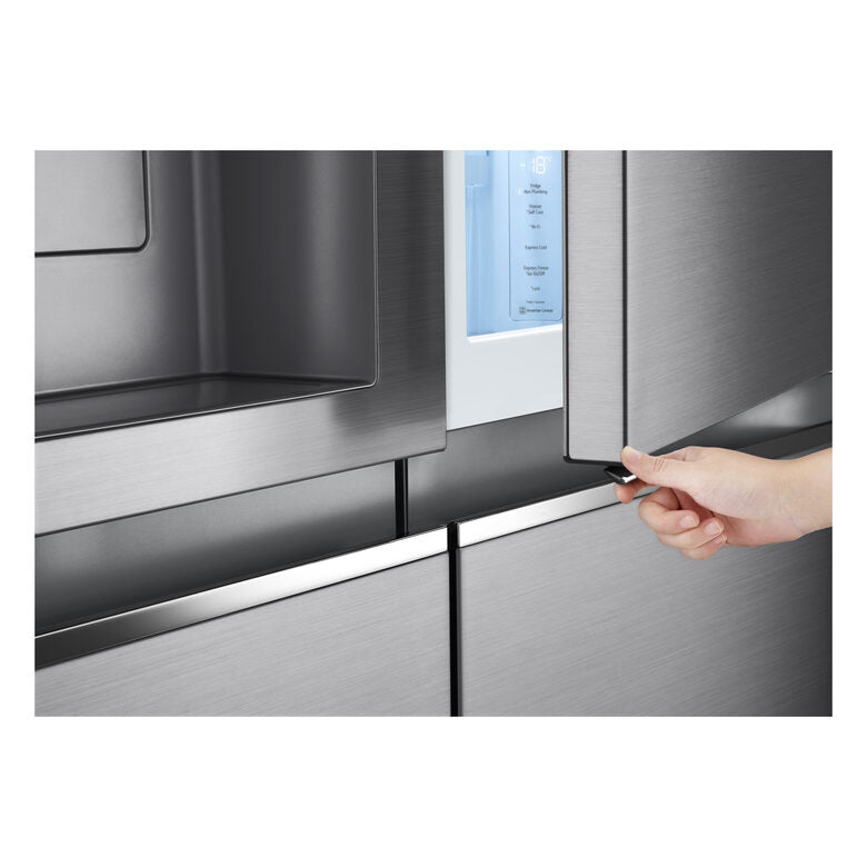 LG GSJV91PZAE frigorifero side-by-side Libera installazione 635 L E Metallico, Argento