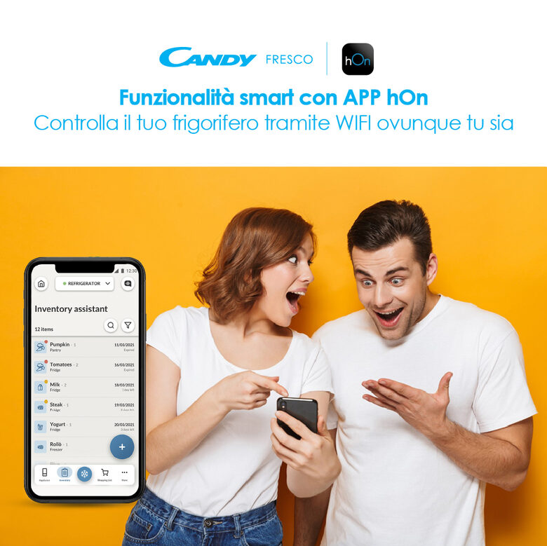 Candy Fresco CCE4T618ES frigorifero con congelatore Libera installazione 341 L E Argento