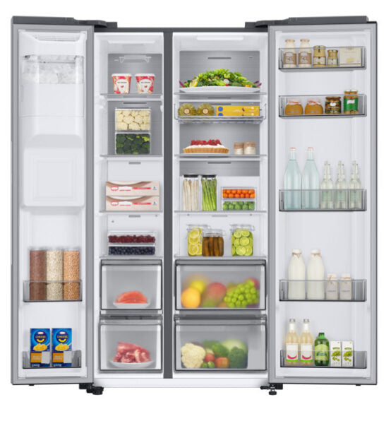 Samsung RS68A854CSL Frigorifero Side By Side Libera Installazione 634 L C Acciaio inossidabile