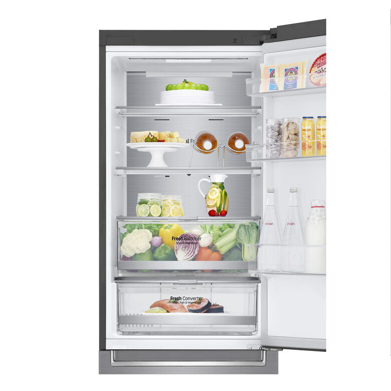 LG GBB71PZUGN frigorifero con congelatore Libera installazione 341 L D Acciaio inossidabile