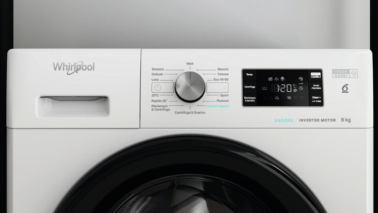 Whirlpool FFB R8528 BV IT lavatrice Caricamento frontale 8 kg 1200 Giri/min B Bianco