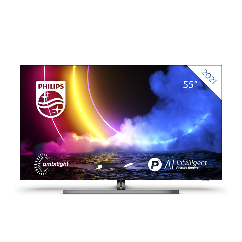 Philips 55OLED856/12 TV 139,7 cm (55") 4K Ultra HD Smart TV Wi-Fi Grigio