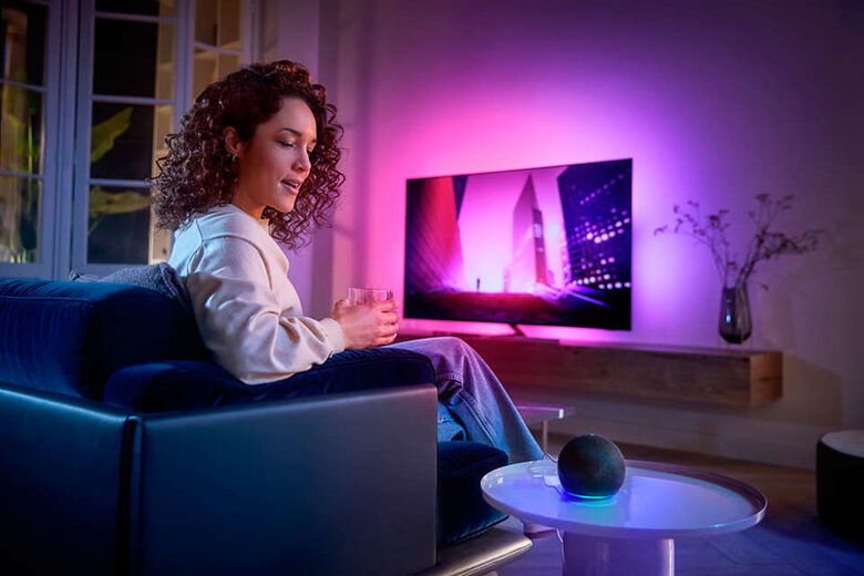 Philips 55OLED856/12 TV 139,7 cm (55") 4K Ultra HD Smart TV Wi-Fi Grigio