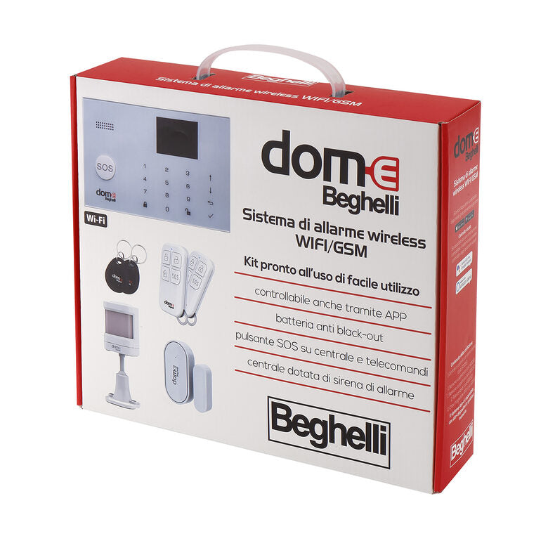 Beghelli 60103 sistema di allarme di sicurezza Wi-Fi Bianco