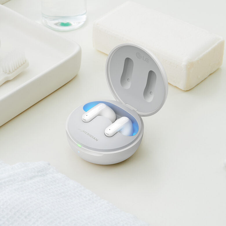 LG TONE Free FP9 - Cuffie True Wireless Bluetooth UVnano (Bianco)