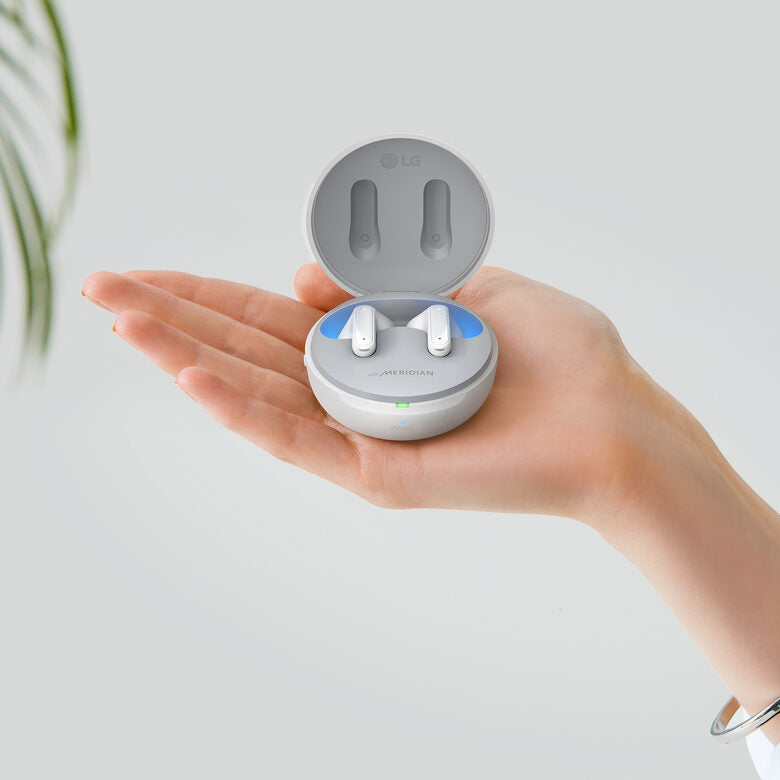 LG TONE Free FP9 - Cuffie True Wireless Bluetooth UVnano (Bianco)