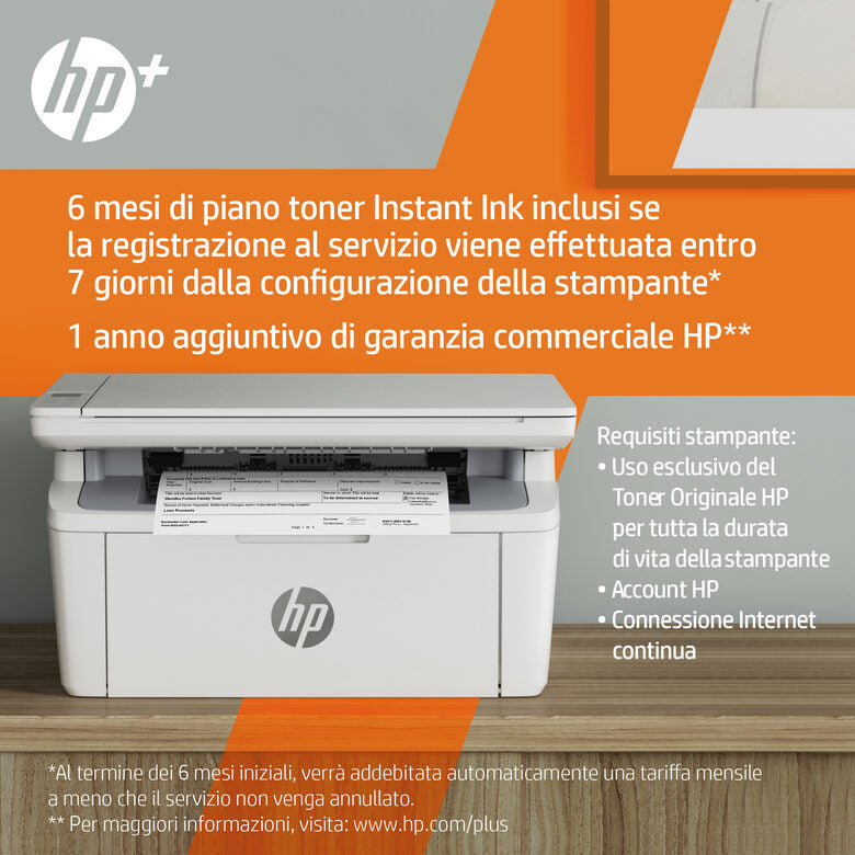 HP LaserJet Stampante multifunzione M140w, Bianco e nero, Stampante per Piccoli uffici, Stampa, copia, scansione, wireless, Scansione verso e-mail, scansione verso PDF