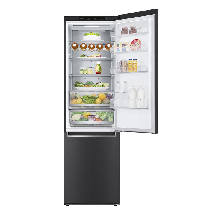 LG GBB72MCVGN Frigorifero combinato, Classe D, 384L, Wine Rack, No frost, Nero