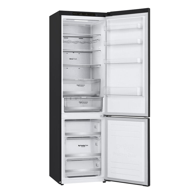 LG GBB72MCVGN Frigorifero combinato, Classe D, 384L, Wine Rack, No frost, Nero