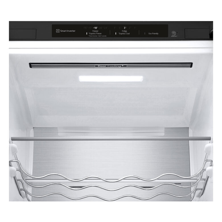 LG GBB72MCVGN Frigorifero combinato, Classe D, 384L, Wine Rack, No frost, Nero