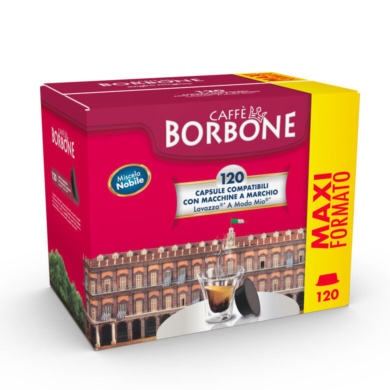 Caffe Borbone Capsula Compatibile con macchine a marchio Lavazza *A Modo Mio* 120 pz