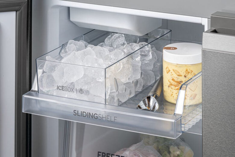 Haier Cube 90 Serie 5 HTF-520IP7 frigorifero side-by-side Libera installazione 525 L F Platino, Stainless steel