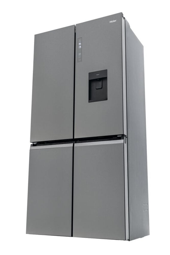 Haier Cube 90 Serie 5 HTF-520IP7 frigorifero side-by-side Libera installazione 525 L F Platino, Stainless steel