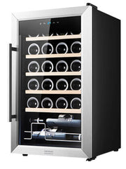 Cecotec GrandSommelier 24000  Cantinetta Vino Con Compressore Libera Installazione Grigio 24 Bottiglie