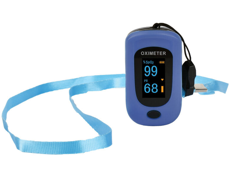 GIMA OXY-4 pulsossimetro Blu