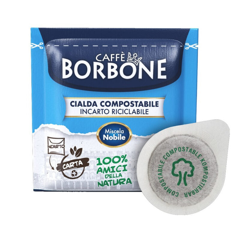 Caffè Borbone Miscela Nobile in cialde da 44mm compostabili, 120pz, compatibili con macchine con sistema Easy Serving Espresso