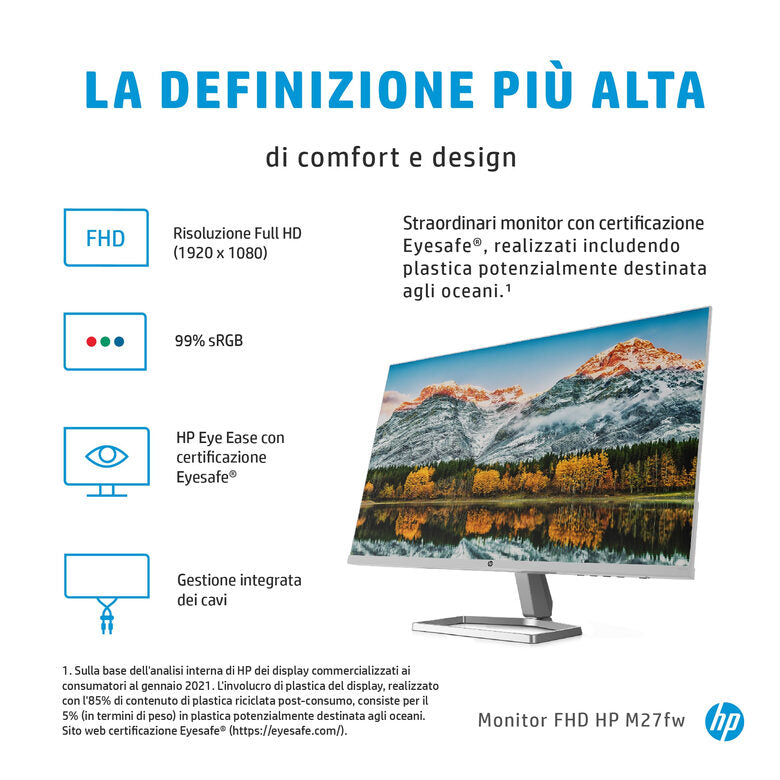 HP Monitor FHD M27fw