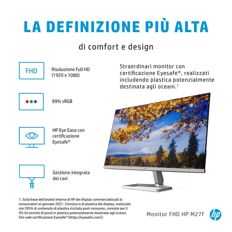 HP Monitor FHD M27f