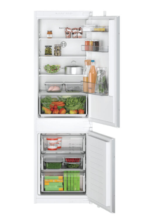 Bosch Serie 2 KIN86NSF0 frigorifero con congelatore Da incasso 260 L F Bianco