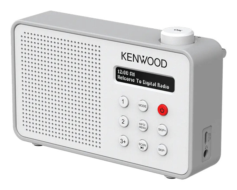 Kenwood CR-M25DAB-W radio Portatile Digitale Bianco