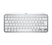 Logitech MX Keys Mini tastiera RF senza fili + Bluetooth QWERTY Italiano Alluminio, Bianco