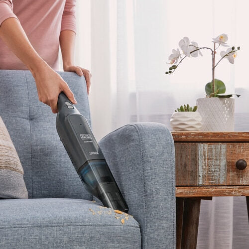 Black & Decker HLVC320B11-QW aspirapolvere senza filo Titanio Senza sacchetto