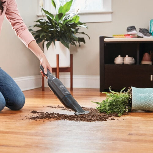 Black & Decker HLVC320B11-QW aspirapolvere senza filo Titanio Senza sacchetto