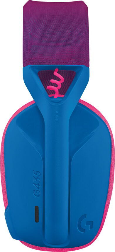 Logitech G G435 Auricolare Wireless A Padiglione Giocare Bluetooth Blu, Rosa