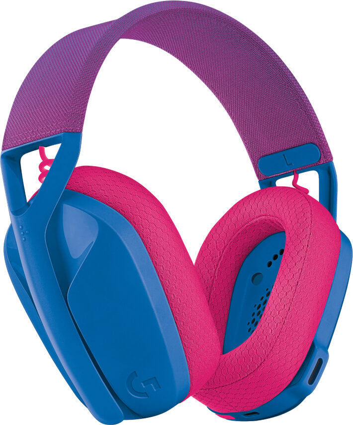 Logitech G G435 Auricolare Wireless A Padiglione Giocare Bluetooth Blu, Rosa
