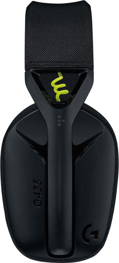 Logitech G G435 Auricolare Wireless A Padiglione Giocare Bluetooth Nero, Giallo