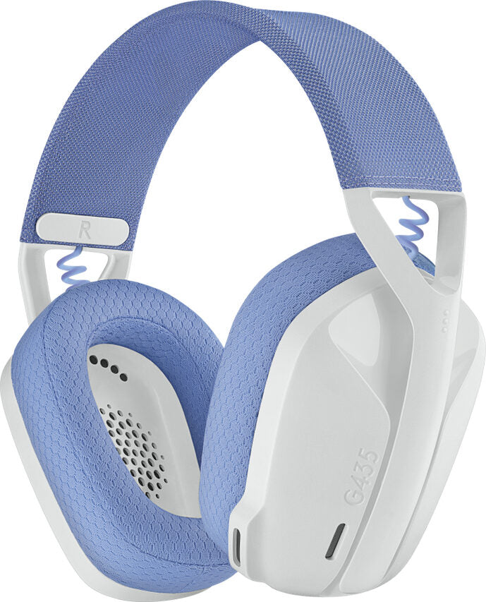 Logitech G G435 Auricolare Wireless A Padiglione Giocare Bluetooth Blu, Bianco