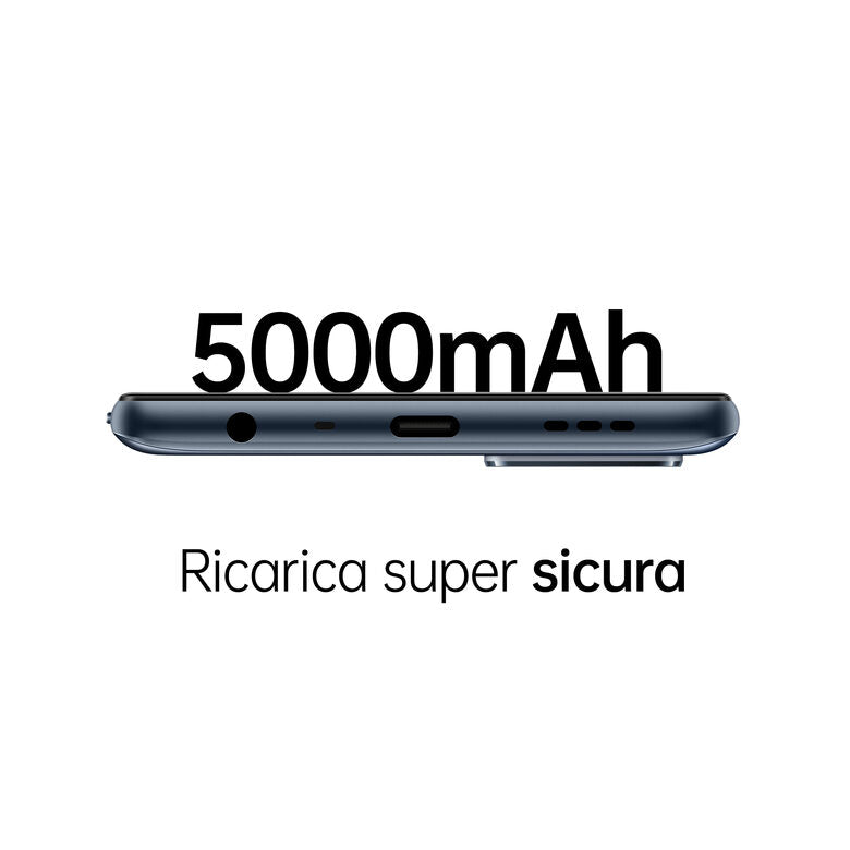 OPPO A16 Smartphone, AI Triple Camera 13+2+2 MP, 6.52” 60HZ Display, 5000mAh, SuperVOOC + Power Saving, RAM 4GB + ROM 64GB expandable, ColorOS11.1, IPX4, [Versione Italiana], Crystal Black