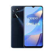 OPPO A16 Smartphone, AI Triple Camera 13+2+2 MP, 6.52” 60HZ Display, 5000mAh, SuperVOOC + Power Saving, RAM 4GB + ROM 64GB expandable, ColorOS11.1, IPX4, [Versione Italiana], Crystal Black