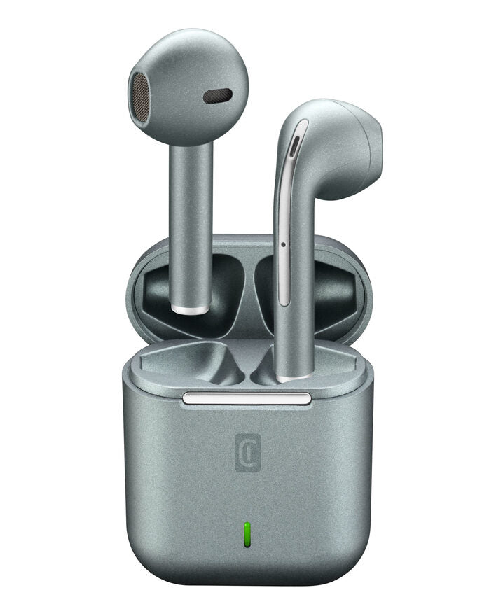 Cellularline TUCK Auricolari Bluetooth® TWS a capsula, con custodia di ricarica Verde