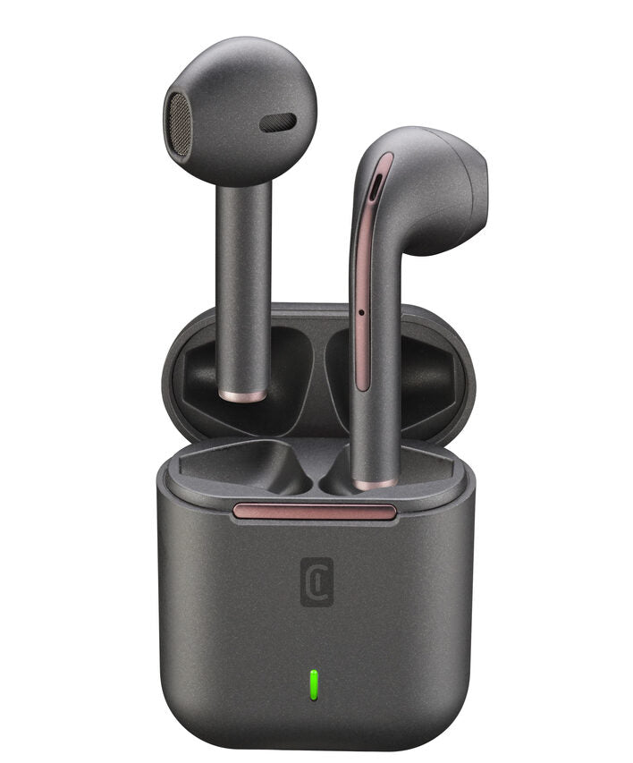 Cellularline TUCK Auricolari Bluetooth® TWS a capsula, con custodia di ricarica Nero