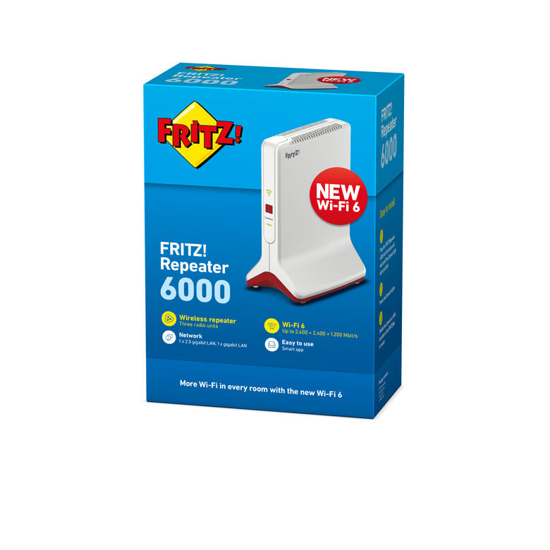 AVM FRITZ!Repeater 6000 6000 Mbit/s Bianco