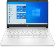 HP 14s-dq0062nl Computer portatile 35,6 cm (14") HD Intel® Celeron® 4 GB DDR4-SDRAM 128 GB SSD Wi-Fi 5 (802.11ac) Windows 11 Home in S mode Bianco