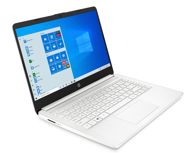 HP 14s-dq0062nl Computer portatile 35,6 cm (14") HD Intel® Celeron® 4 GB DDR4-SDRAM 128 GB SSD Wi-Fi 5 (802.11ac) Windows 11 Home in S mode Bianco