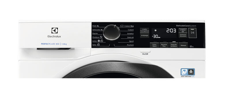 Electrolux EW8H282S asciugatrice Libera installazione Caricamento frontale 8 kg A++ Bianco