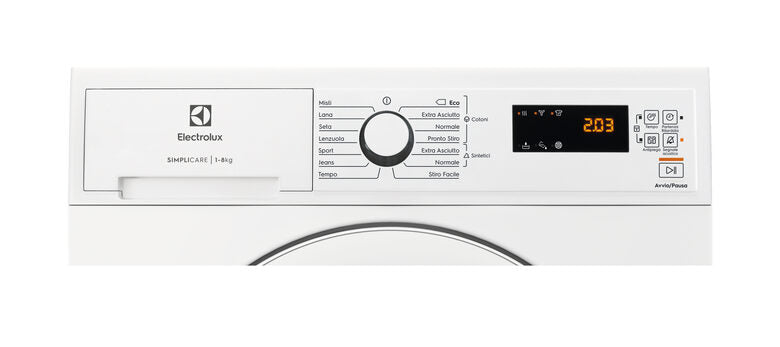Electrolux EDH4284TOW asciugatrice Libera installazione Caricamento frontale 8 kg A++ Bianco